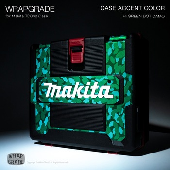 ラップグレード ケースアクセントカラーステッカー マキタTD002用 WRAPGRADE