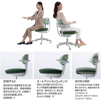オフィスチェアー パロ 背クッション ハイタイプ(配送・組立サービス付き) コクヨ