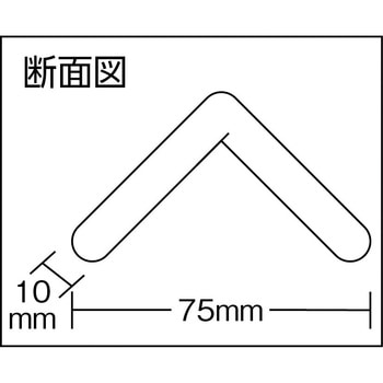 ワニ印 枠養生材”L型ショックレス” ワニ印