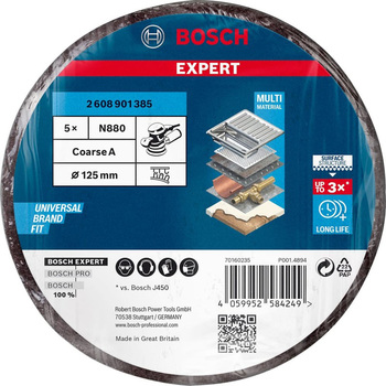 フリースディスク N880 125mmΦ BOSCH(ボッシュ)