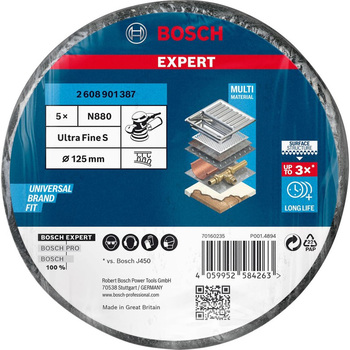 フリースディスク N880 125mmΦ BOSCH(ボッシュ)
