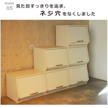 おうちすっきり収納ボックス フタ付き YAMAZEN(山善)