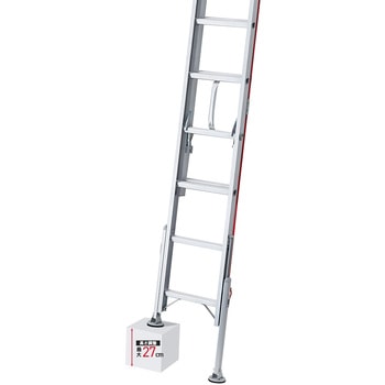 脚部伸縮 ノビ型 2連はしご ラクノリ 長谷川工業