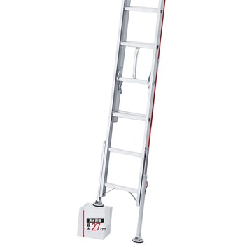 脚部伸縮 ノビ型 2連はしご ラクノリ 長谷川工業