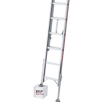 脚部伸縮 ノビ型 2連はしご ラクノリ 長谷川工業