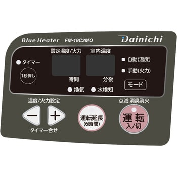Nagimaru屋ダイニチ 石油ストーブ  ブルーヒーター FM-10C2-H メタリックグレー