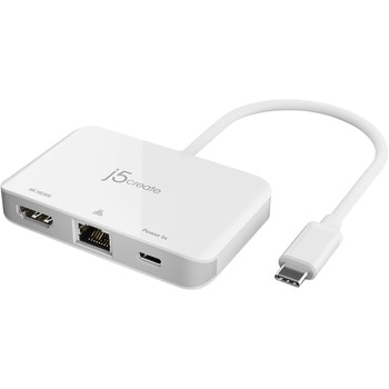 JCA351 USB-C HDMI LAN PD変換アダプター j5 create