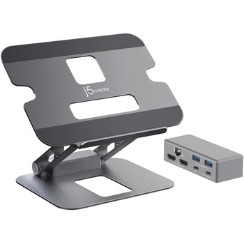 40JTS427 マルチアングル デユアルHDMI ドック ノートPCスタンド j5 create