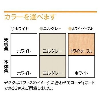 RJデスクII 片袖机 奥行700mm 引出しAタイプ(組立サービス付き) プラス(家具)