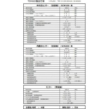 TDM600EX-SP - TDR TPMS