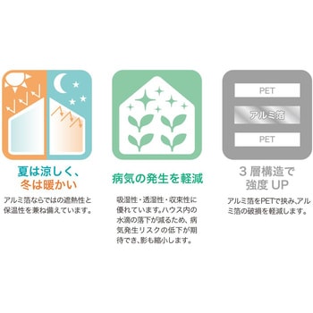なつみスクリーン アルミ50 イノチオアグリ株式会社