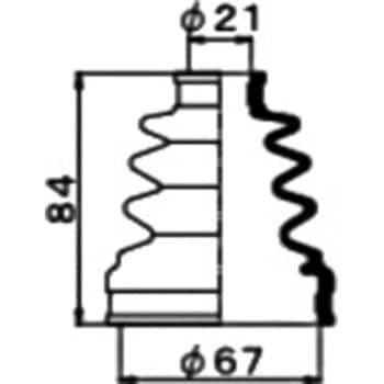 71-420 ドライブシャフトブーツー07111 1個 丸一ゴム工業 【通販