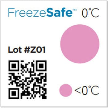 FreezeSafe 温度降下検知インジケーター SpotSee