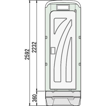 AUシリーズ 簡易水洗タイプ 洋式(陶器タイプ) 旭ハウス工業