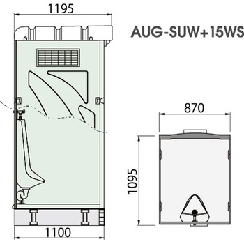 AUシリーズ 水洗タイプ 旭ハウス工業
