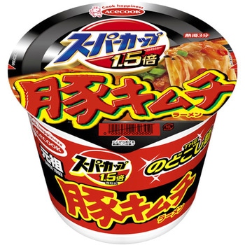 エースコック スーパーカップ1.5倍豚キムチ 107g エースコック