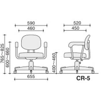 CR-5 事務用回転イス 10シリーズ(配送・組立サービス付き) 1脚 コクヨ