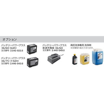 ケルヒャー(KARCHER) 業務用 コードレス 冷水高圧洗浄機 HD 4/11 C Bp (1.520-927.0) ケルヒャー