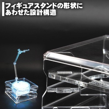 フィギュアステージ ライトアップベース GSSQタイプ LEDライト台座セット JTT
