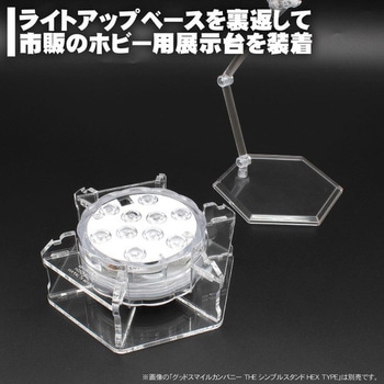 フィギュアステージ ライトアップベース GSSHタイプ LEDライト台座セット JTT