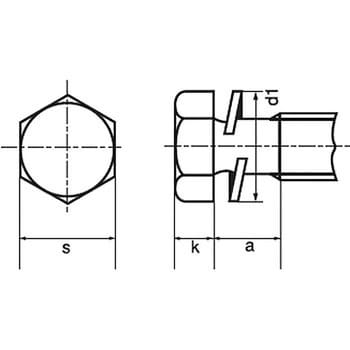 M10×20 六角トリーマP=2(SW組込) (ステンレス)(小箱) 1箱(100個) 大阪