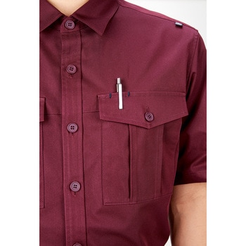 CAREAN CSY166 MATT TWILL STRETCH 半袖シャツ カーシーカシマ