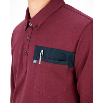 CAREAN CWP171 T/C KANOKO POLO SHIRT 長袖ポロシャツ カーシーカシマ