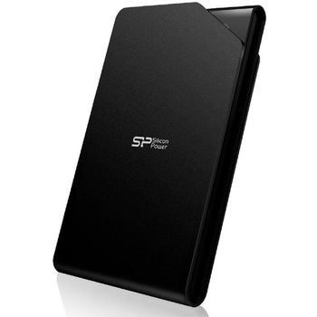 Silicon Power SP010TBPHDS03S3K [マットブラック] SP010TBPHDS03S3K ポータブルハードディスク Stream S03 1台 シリコン