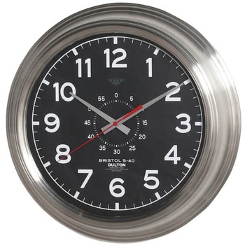 K725-924BD WALL CLOCK ''BRISTOL'' �E�H�[���N���b�N �u���X�g�� �_���g�� �A�i���O 43393648