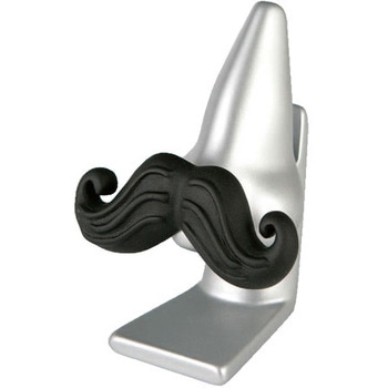 HG341SBK GLASSES HOLDER ''MUSTACHE'' SV/BK グラスホルダー
