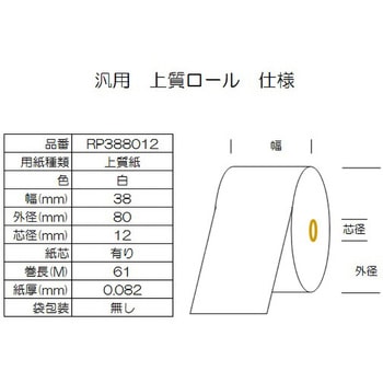 上質ロール紙 コウナン