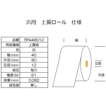 上質ロール紙 コウナン