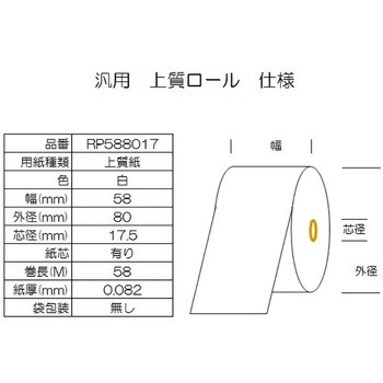 上質ロール紙 コウナン