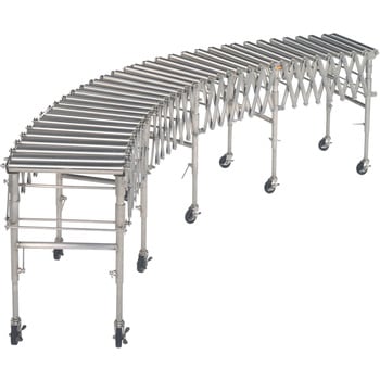 ステンレス製フリーカーブコンベヤ 軽荷重用 JF型 オークラ輸送機