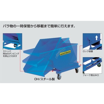 スチール製ホッパーOH-2型 基本ユニット オークラ輸送機