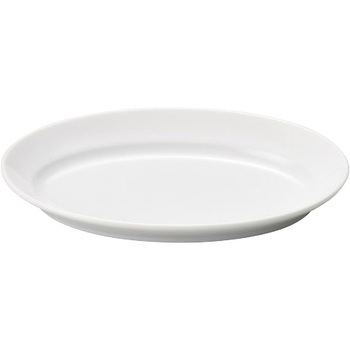 0218-6002 白磁パエリアプラター カネ大白木屋 43521723