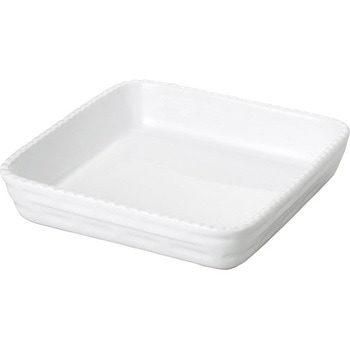 白磁スタック正角型 カネ大白木屋