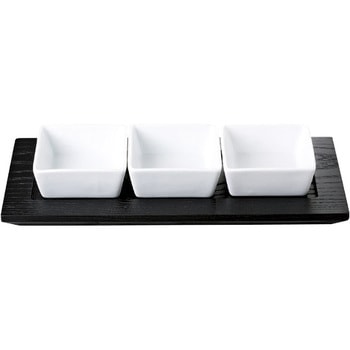 ZEN黒マット 3仕切木台(タモ材) カネ大白木屋
