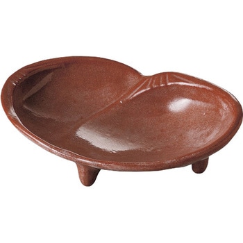 赤楽合せ貝向付 カネ大白木屋