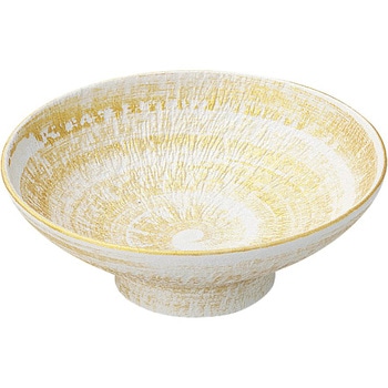 金刷毛目トチリ高台向付 カネ大白木屋