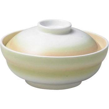 二色吹(若草オレンジ)京型蓋向 カネ大白木屋