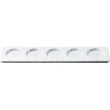 青白磁5ピース長皿 カネ大白木屋