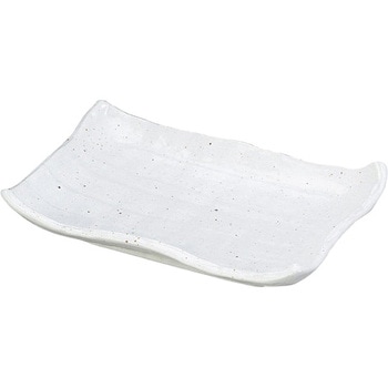 白マット水晶渕波焼物皿 - カネ大白木屋