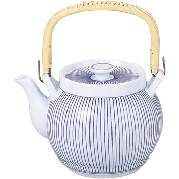 0908-0022 千筋丸形土瓶 カネ大白木屋 43540648