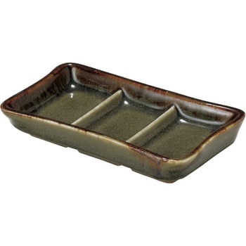 唐津小三ツ切皿 カネ大白木屋