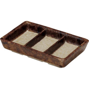 利休三品薬味皿 カネ大白木屋