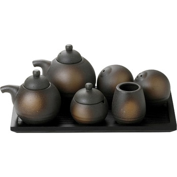 黒備前胡椒入(3穴) カネ大白木屋