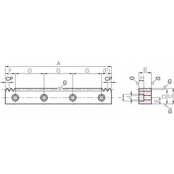 MRGCPFD CPラック KHK(小原歯車工業)