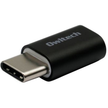 OWL-ADCMFM-BK microUSB to USB Type-C�ϊ��A�_�v�^ ���^���� OWLTECH(�I�E���e�b�N) USB2.0�K�i���� 43576488