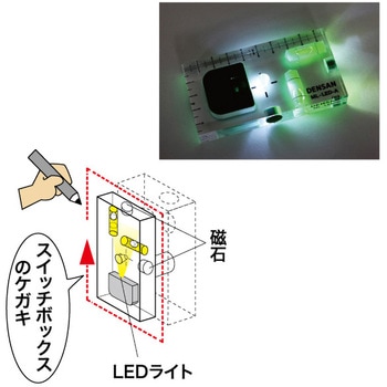 LEDライトレベル DENSAN(デンサン/ジェフコム)